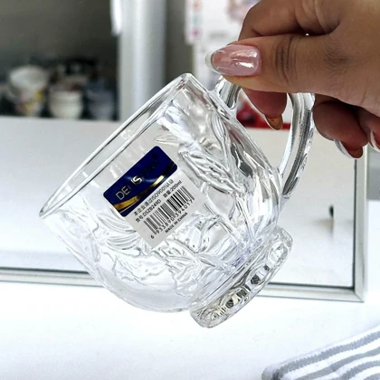 استکان چای خوری طرح برگ Deli