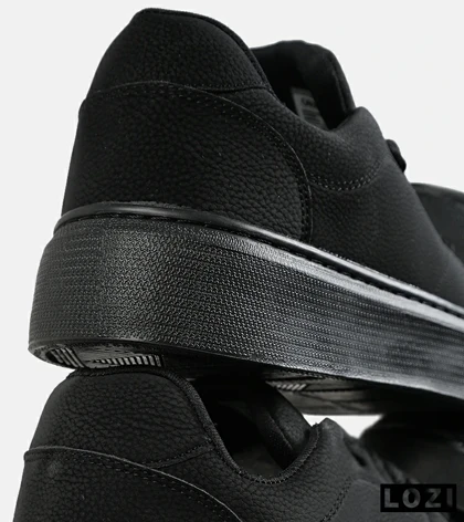 کفش کژوال مردانه چرمی مشکی ZARA مدل 7371