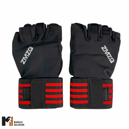 دستکش بدنسازی کفی استپ دار کد D3
