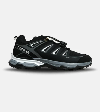 کفش کتانی بزرگ پا مشکی خاکستری I-Runner