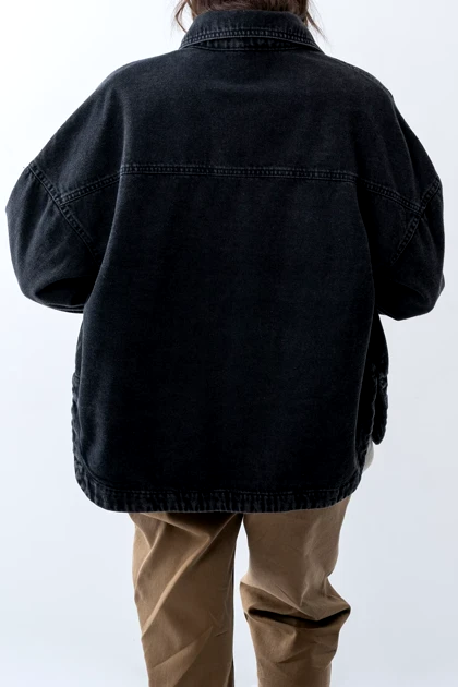 کت اف شولدر جین زنانه