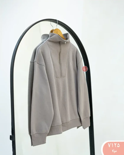 دورس یقه دارنیم زیپ 7125