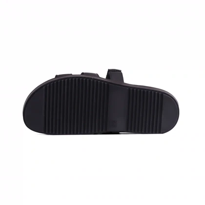 صندل هرمس چسبی مشکی کد 2374