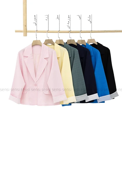 کت کادنزا لینن آستین آستردار کد1005240