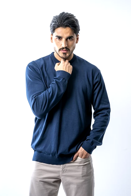 بافت آستین بلند بیسیک مردانه