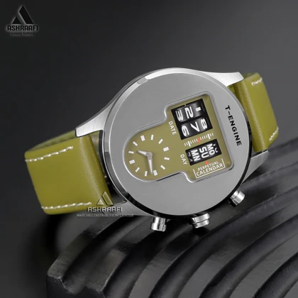 ساعت تی انجین سبز T-Engine Drum Roller-G