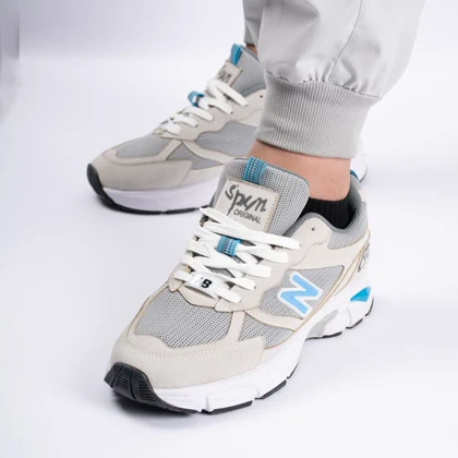 کتانی اسپرت مردانه مدل نیوبالانس 990 NEW BALANCE رنگ طوسی