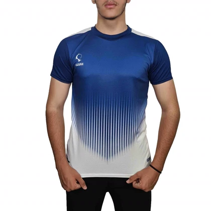 تیشرت اسپرت آبی رنگ