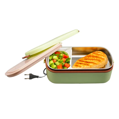ظرف غذا برقی لانچ باکس میرکت مدل GB4806 ظرفیت 0.9 لیتر