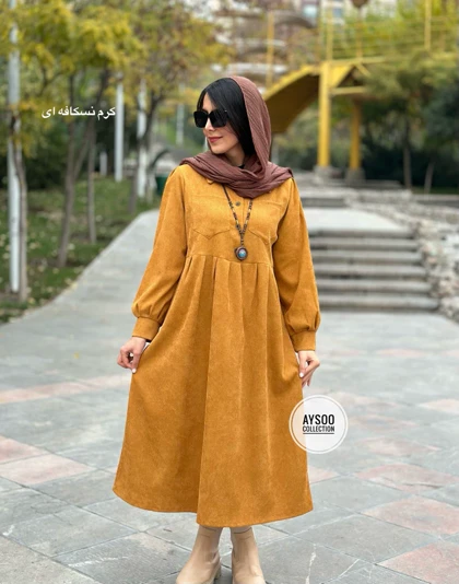 پیراهن مانتویی ترگل