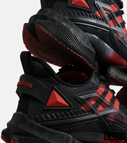 کفش کتانی مردانه و زنانه مشکی قرمز Adidas SUPERNOVA 3