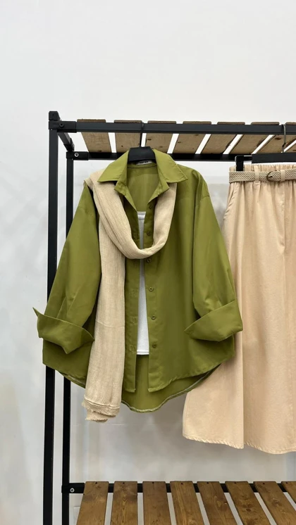 شومیز مانتویی هلن کد 86432