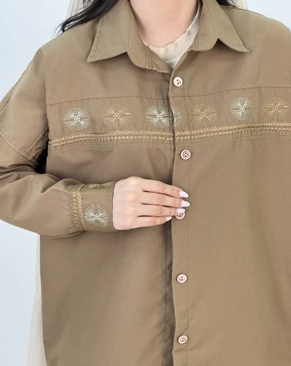 شومیز گلدوزی سالومه(72)کد:5165