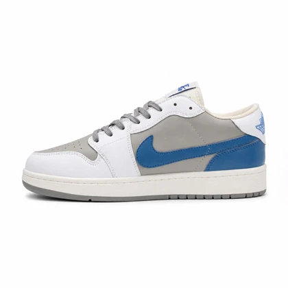 کفش و کتانی مردانه مدل نایک ترویس NIKE TRAVIS رنگ طوسی آبی کد 30062