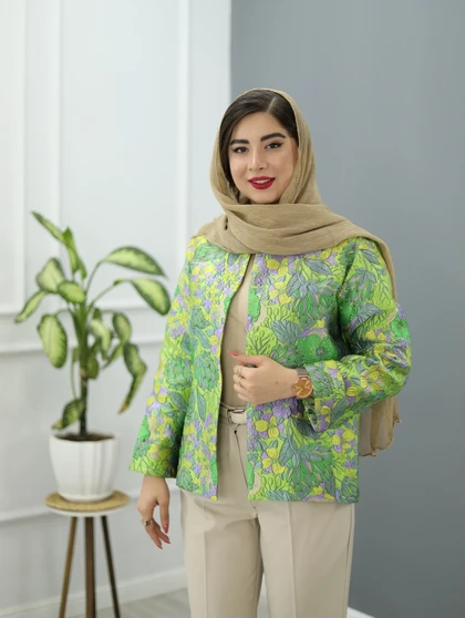 کت ژاکارد لامیا