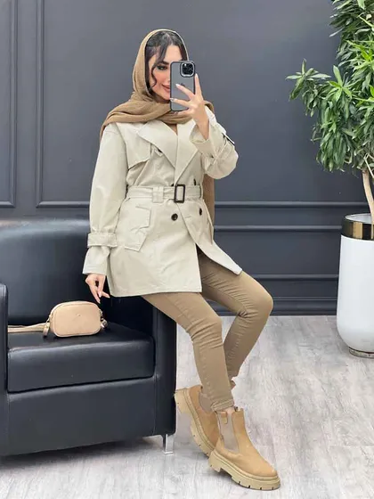 بارانی چهاردکمه ژیله پاگن