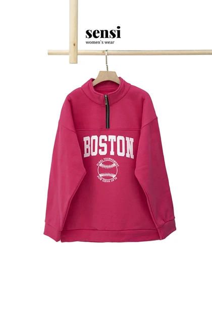 دورس نیم زیپ داخل کرکی BOSTON
