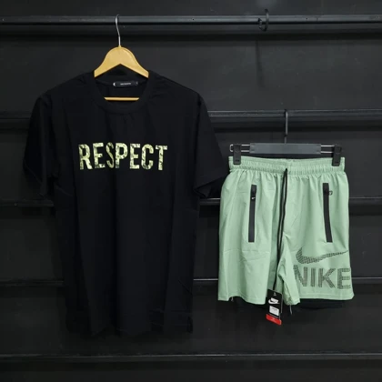 ست تیشرت و شلوارک کشاله دار