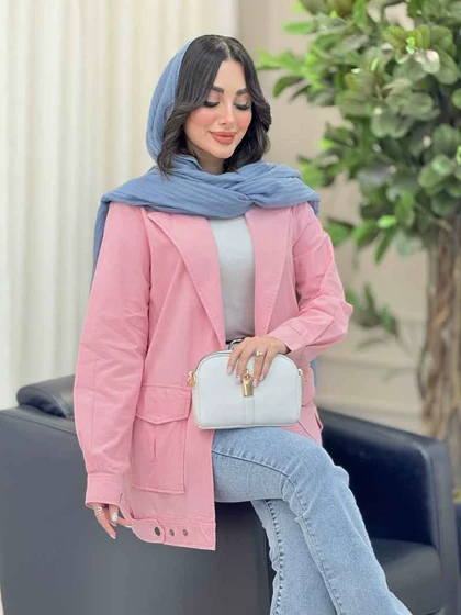 مانتو پایین پاگن دو جیب پاکتی