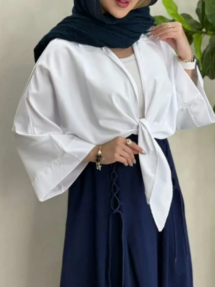 شومیز دامن جلوگره