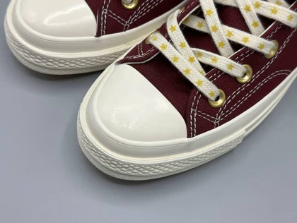 کتانی کانورس آل استار 1970 شطرنجی زرشکی/Converse chuck Tylor