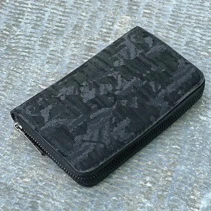 کیف جا کارتی زنانه و دخترانه تک زیپ کوچک ابر و بادی مشکی مدل MSN92-146