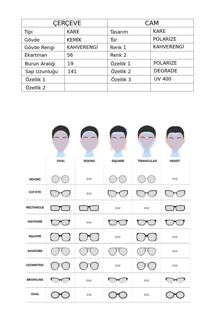 عینک آفتابی زنانه hawk