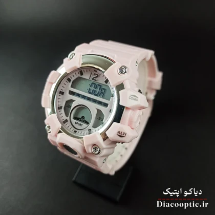 ساعت مچی دخترانه دیجیتالی برند جی شاک مدل G1267 بند رابر