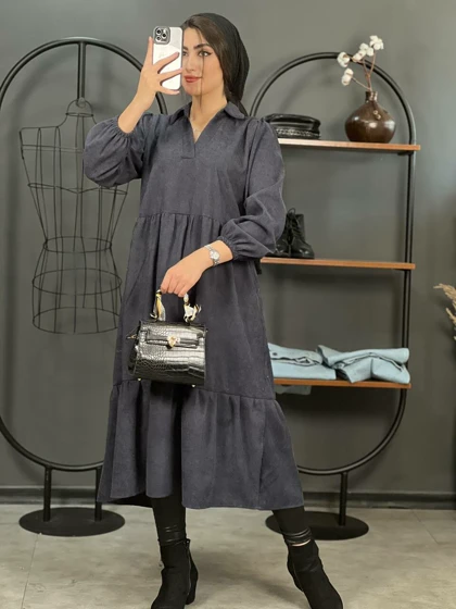 پیراهن کبریتی طبقه‌ای تارا کد 1346