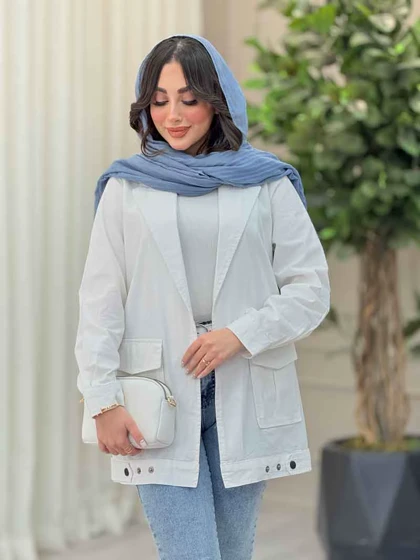 مانتو پایین پاگن دو جیب پاکتی