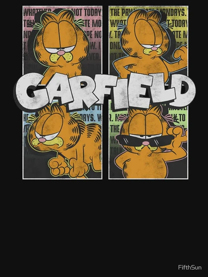تیشرت گارفیلد | Garfield Many Moods Street Grid کد 224867