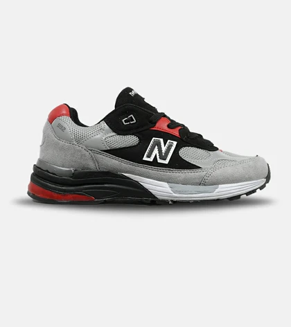 کفش کتانی طوسی مشکی قرمز Newbalance 992