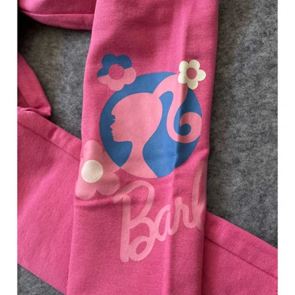 شلوار دخترانه باربی کد Z-YR32 مجموعه 2 عددی