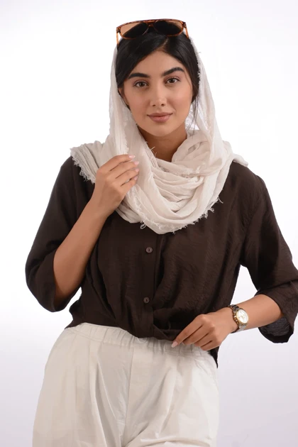 شومیز گره‌ای پری چروک