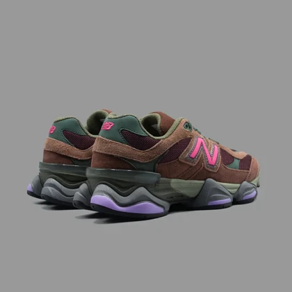 نیوبالانس 9060 ریچ اوک شرابی New Balance 9060 Rich Oak/Burgundy