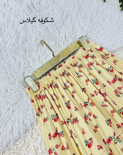 دامن لیمویی بهاری کد 1070