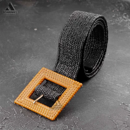 کمر بند کنفی زنانه Woven Elastic Belts BL16