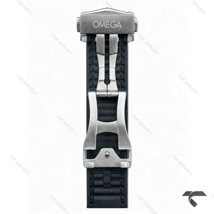 ساعت مردانه امگا کانسلیشن نقره ای بند چرم سرمه ای Omega-10764-G