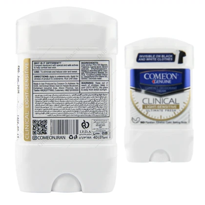 استیک ضد تعریق کامان Comeon مدل Light Sensitive حجم 50 میل