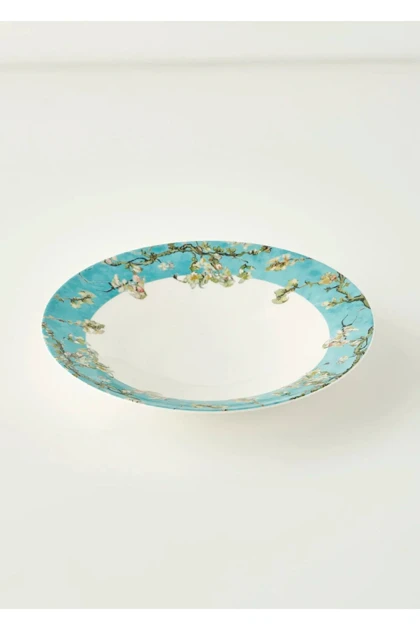 کاسه سالاد Bella Maison مدل Van Gogh Almond Blossom پرسلن - فیروزه‌ای