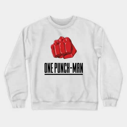 دورس مرد تک مشتی | دورس One Punch Man طرح The one punch Crewneck کد 133604