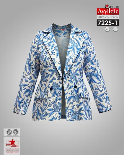کت مجلسی زنانه سایز بزرگ کد 7225