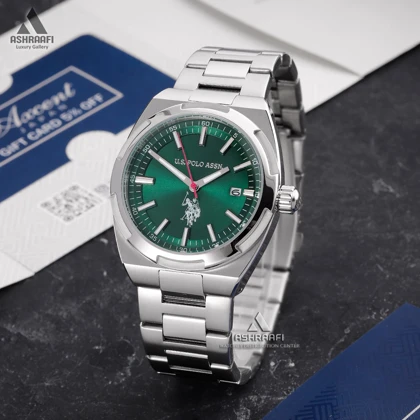 ساعت یو اس پولو صفحه سبز U.S. Polo Assn. USPA1090-01