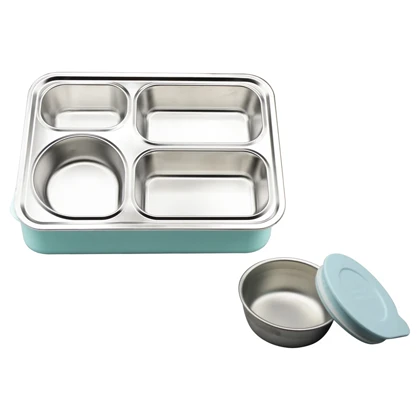 ظرف غذا لانچ باکس مدل 4Box-Love Smile ظرفیت 1.5 لیتر