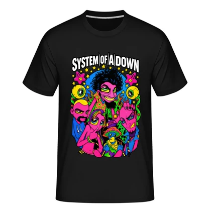 تیشرت طرح گروه سیستم او ا دون system of a down کد 05