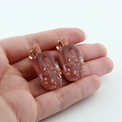 گیره مو دخترانه بستنی شکلاتی