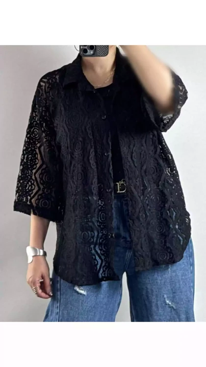 شومیز دانتل رها زنانه 85564