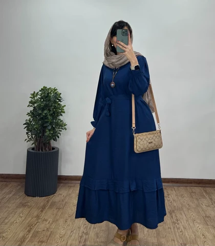 پیراهن مانتویی بلند دل آرا 7(ایراد دار)