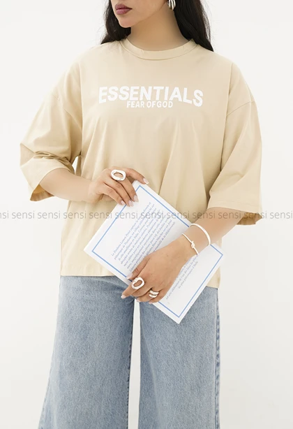 تیشرت باکسی essntialsکد1006199