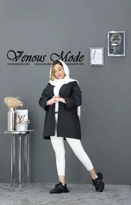 مانتو میکرو یقه چین
